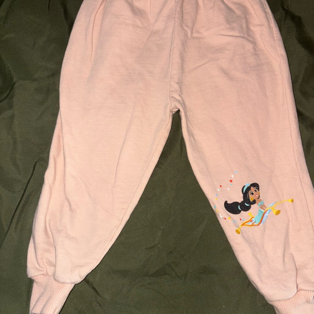 Kids Pink Character Sweatpants